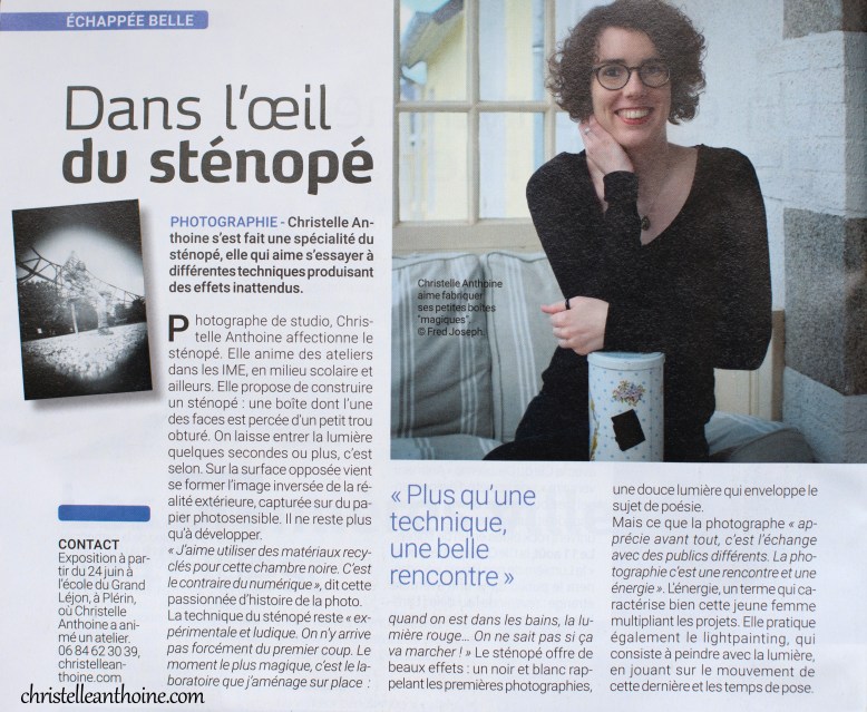 Atelier photo côtes d'amror bretagne saint brieuc photographe sténopé argentique noir et blanc