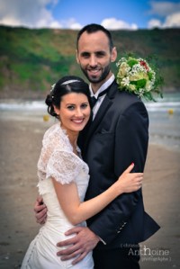 Mariage plage Tournemine pointe de pordic photographe pordic saint brieuc Christelle Anthoine