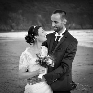 Mariage plage Tournemine pointe de pordic photographe pordic saint brieuc Christelle Anthoine