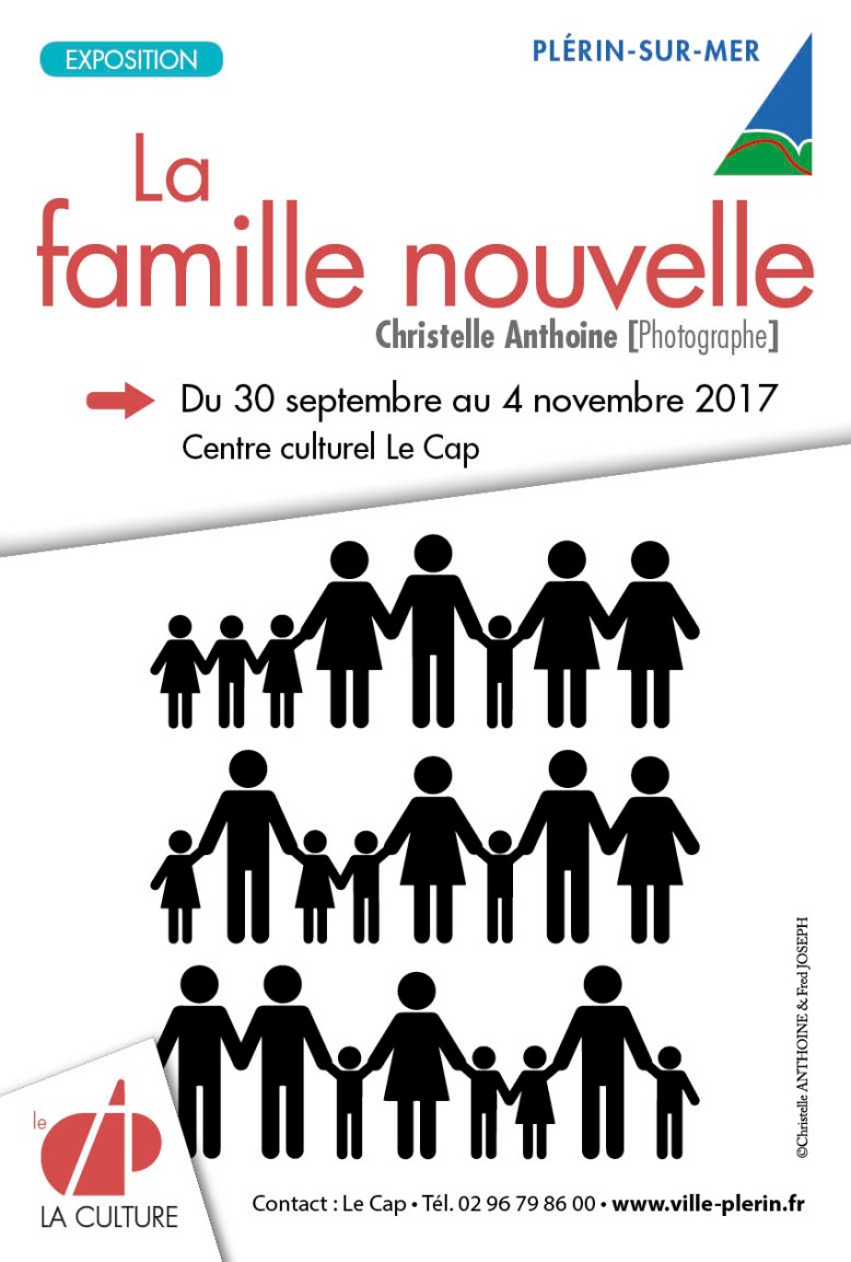 Affiche exposition La famille nouvelle Christelle ANTHOINE