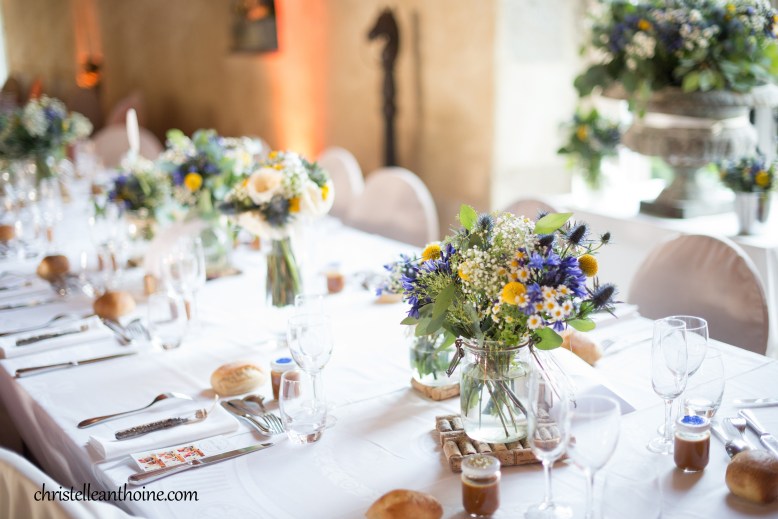 Photographe bretagne famille couple mariage cotes darmor décoration table manoir de Pontbriand Pleurtuit